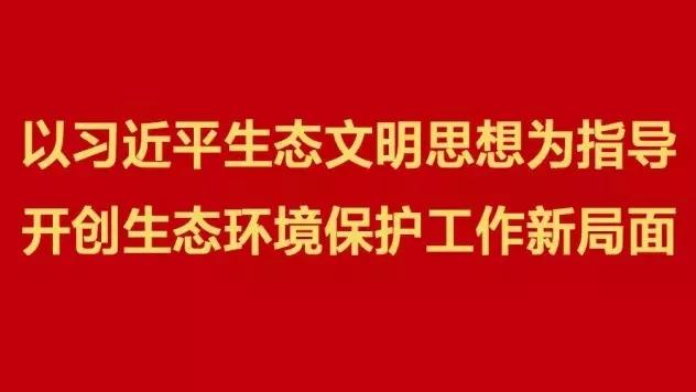 學習習近平思想環保大會精神